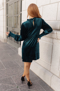 Different But The Same Velvet Dress