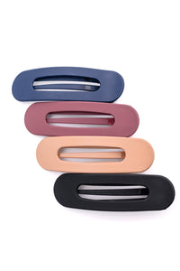 Duckbill Hair Clips Set of Four In Shades Of Autumn