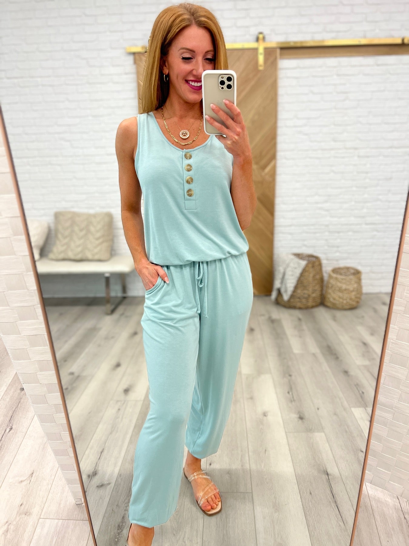 Relaxing Weekend Sleeveless Jumpsuit in Two Colors