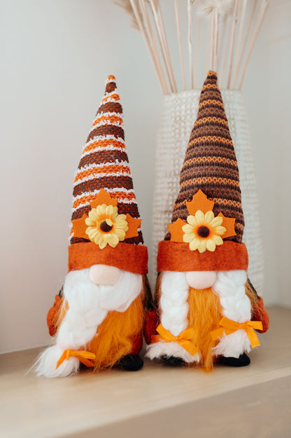 Fall Flowers Gnomes Set of 2