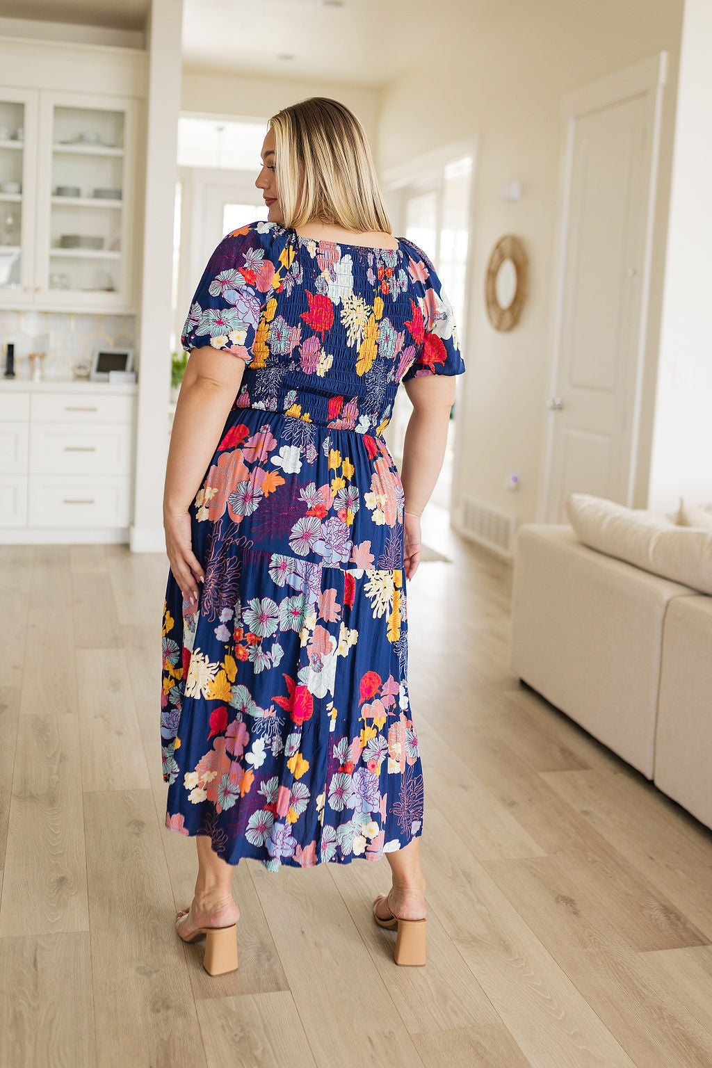 Farmer's Market Floral Maxi Dress