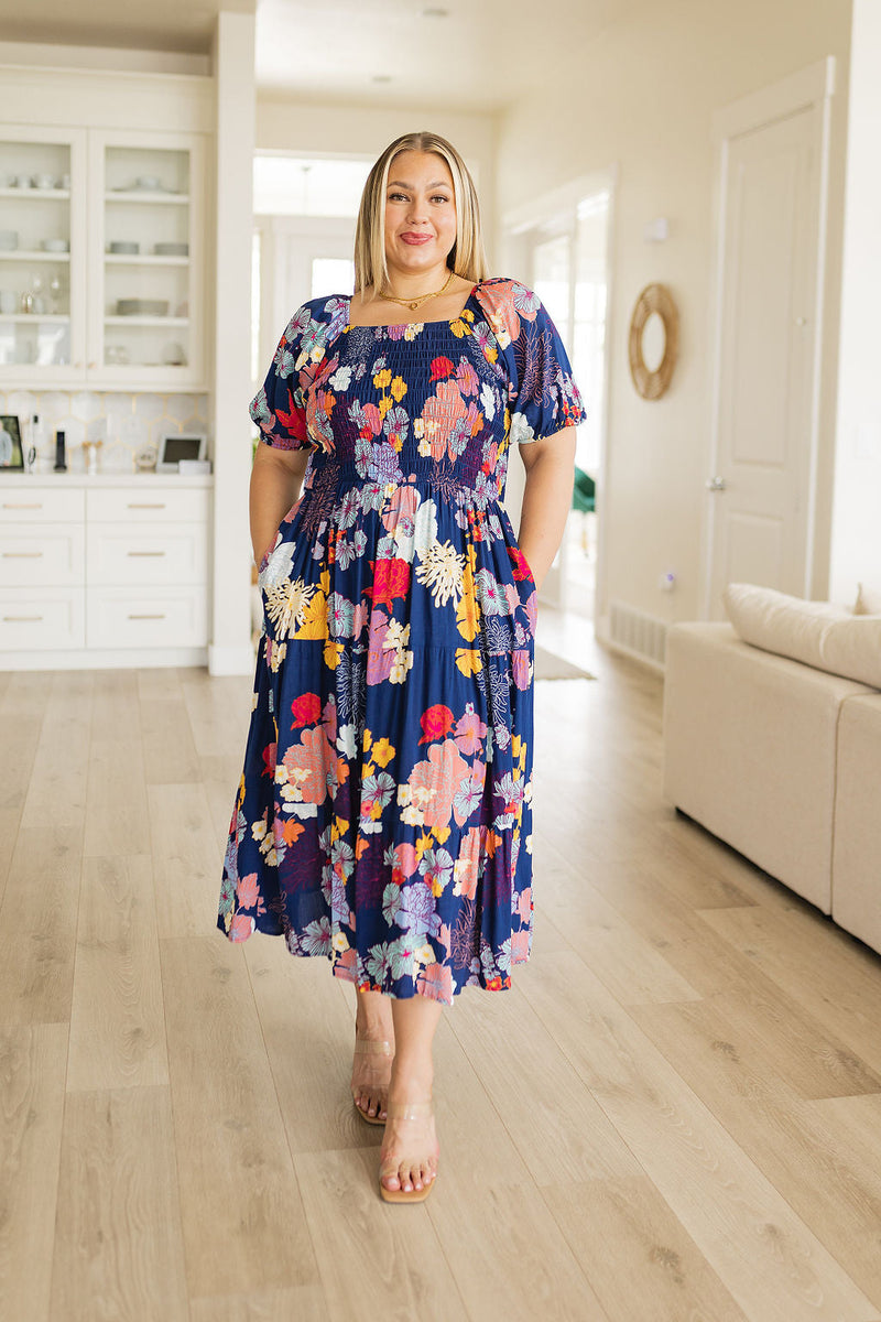 Farmer's Market Floral Maxi Dress
