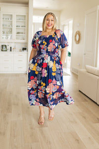 Farmer's Market Floral Maxi Dress
