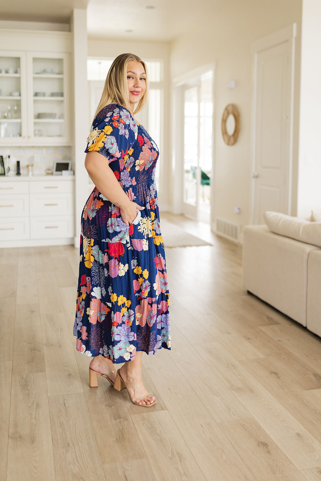 Farmer's Market Floral Maxi Dress