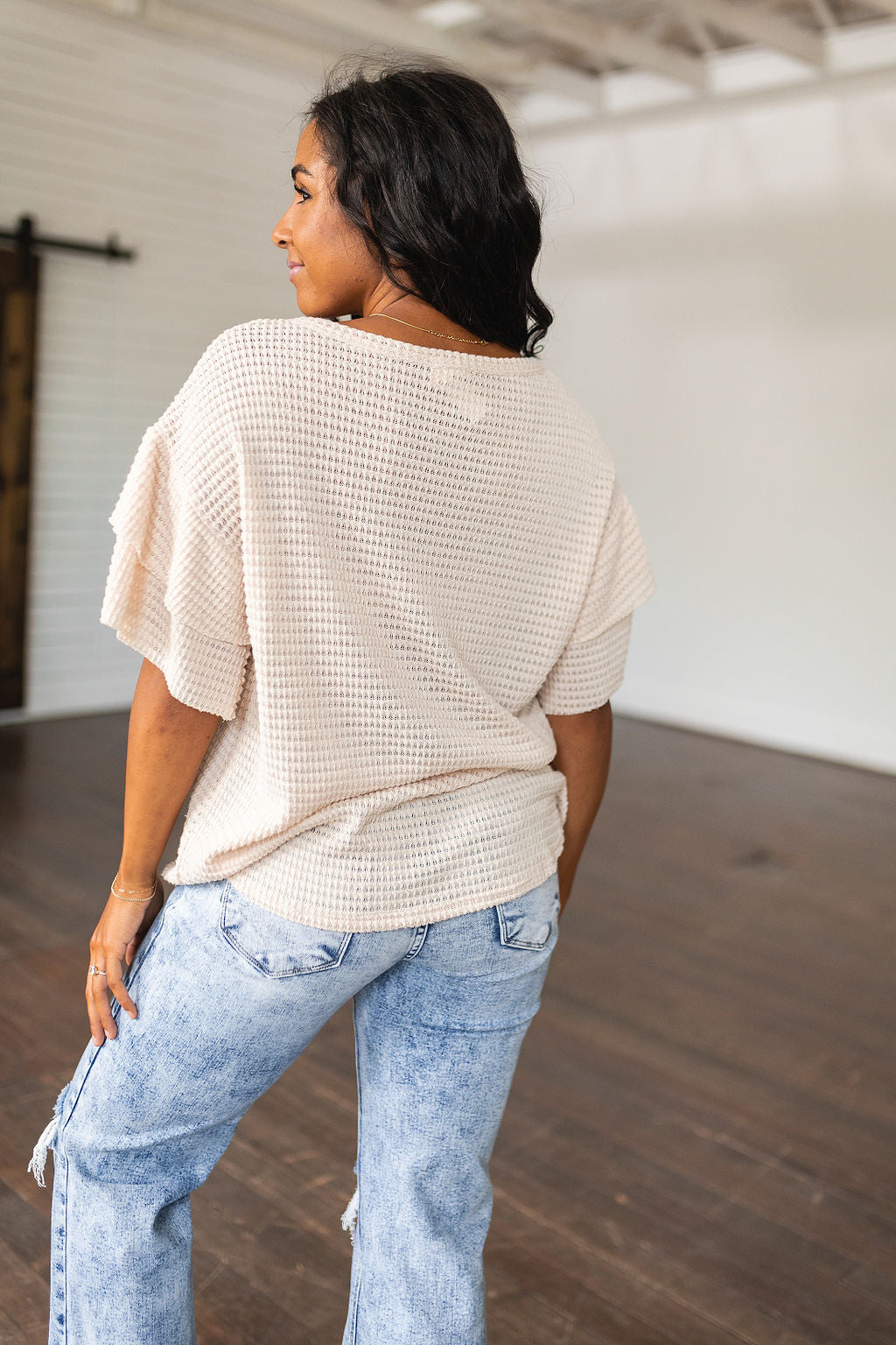 Too Soft to Handle Ruffle Sleeve Top